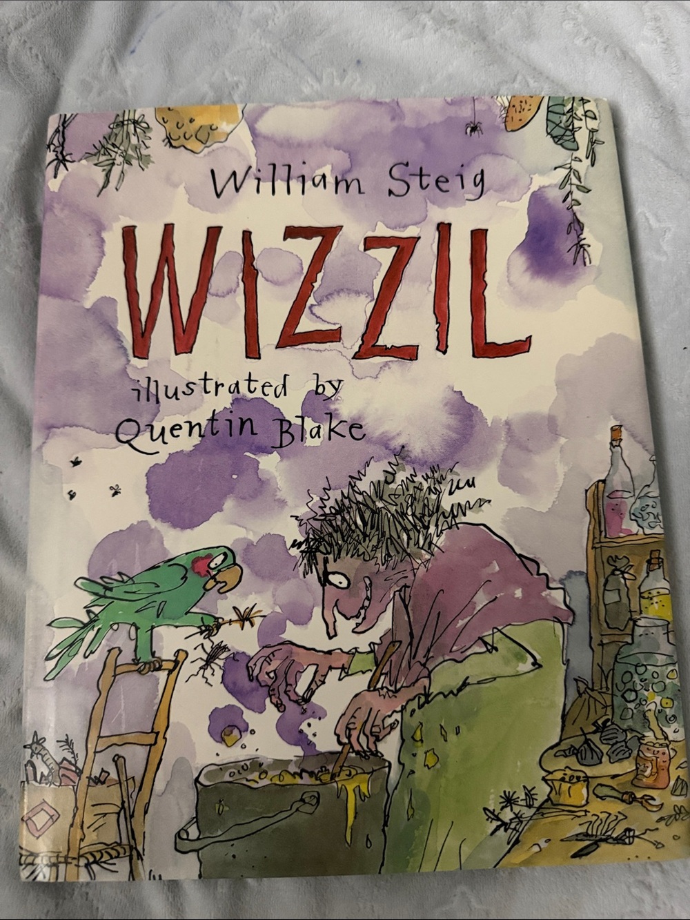 Wizzil by William Steig - Illustrated Quentin Blake - Purple Cover